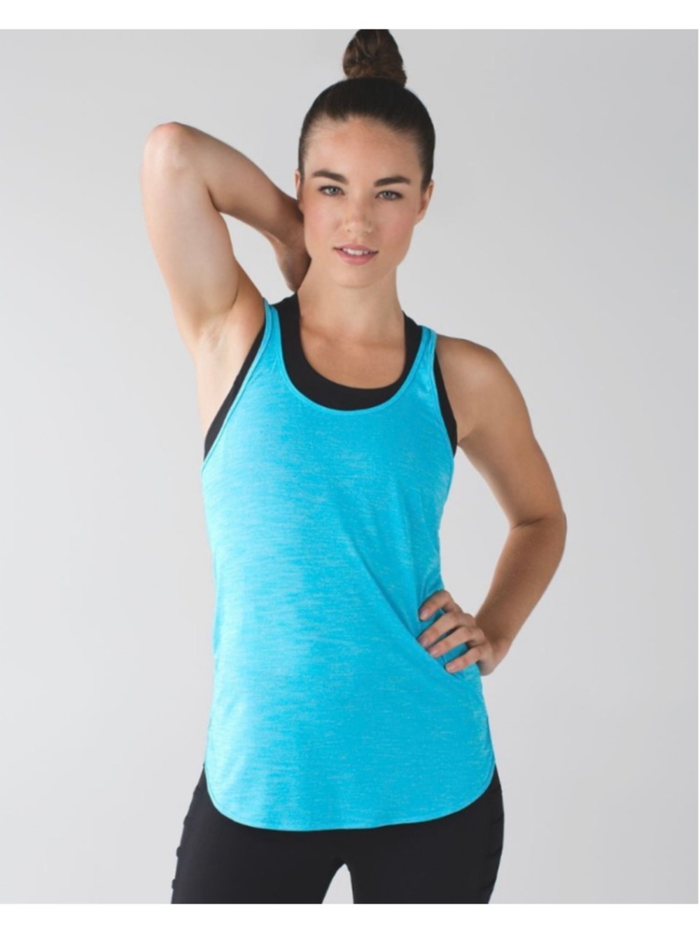 Women's Lululemon What The Sport Singlet Blue Tank Top, size 6
